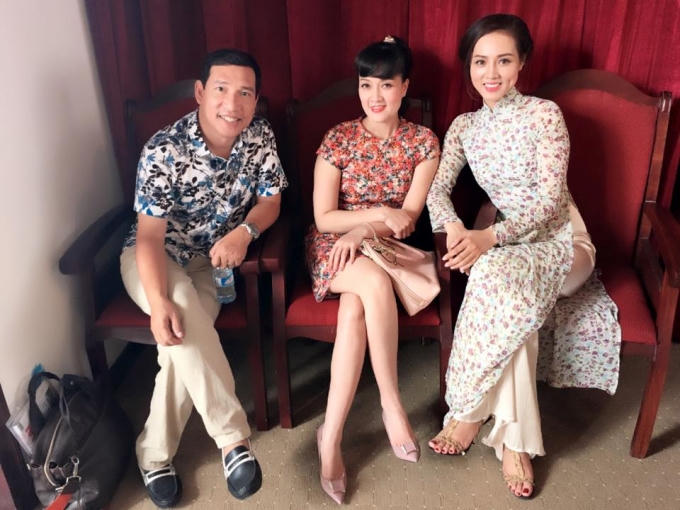 Vì làm trong ngành truyền thông nên Ngọc Hà khá thân với nhiều nghệ sỹ nổi tiếng.