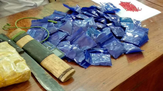 Tang vật m&agrave; lực lượng chức năng thu giữ.