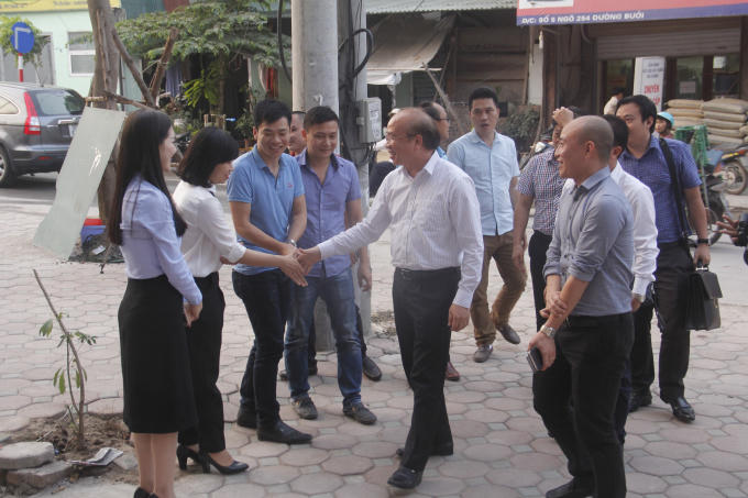 Thứ trưởng Phan Chí Hiếu tới thăm tòa soạn Pháp luật Plus.