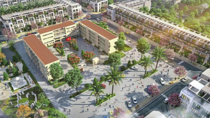 Trường tiểu học Lam Sơn tọa lạc tại vị trí trung tâm dự án TNR Stars Bỉm Sơn.