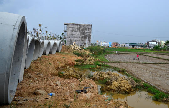 Rà soát, đánh giá việc thực hiện các dự án khu đô thị, khu dân cư tại Quảng Ngãi. Ảnh: NLĐ.
