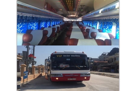 Xe chở khách chất lượng cao, tiện nghi và sạch sẽ.