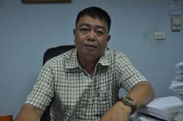 Ông Nguyễn Tô An, Trưởng phòng Chất lượng xe cơ giới, Cục Đăng kiểm Việt Nam trao đổi với phóng viên.