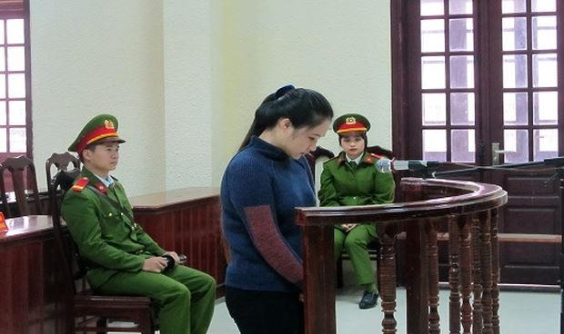 Bị cáo Hồ Thị Cẩm Tú.