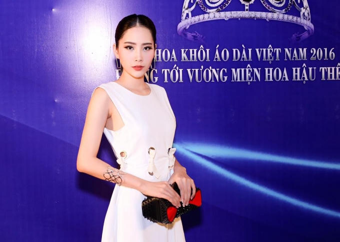 Nam Em xuất hiện tại đêm chung kết Hoa khôi áo dài 2016.