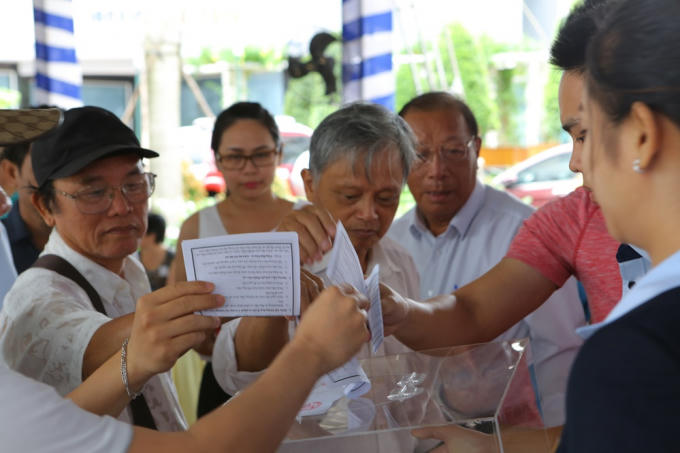 Nhiều cư dân tỏ ra rất hài lòng với những chính sách của chủ đầu tư dự án