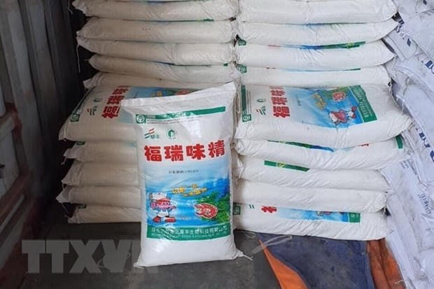Hơn 1 tấn mỳ chính giả được nhập khẩu từ Trung Quốc về chưa kịp đi tiêu thụ thì bị bắt giữ
