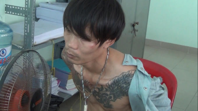 Đối tượng Sáng tại cơ quan công an