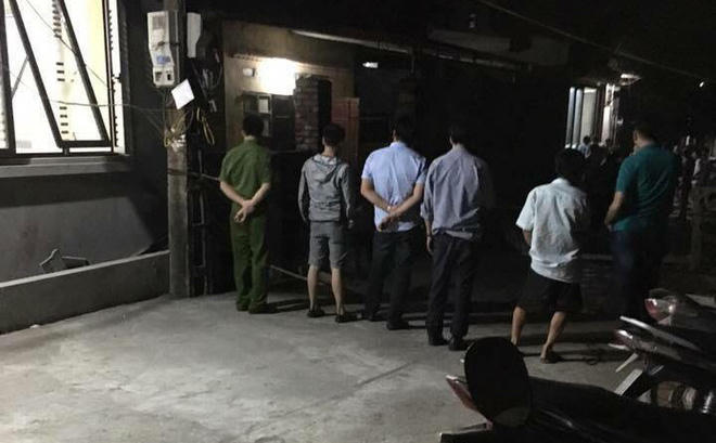 Hiện trường án mạng kinh hoàng.