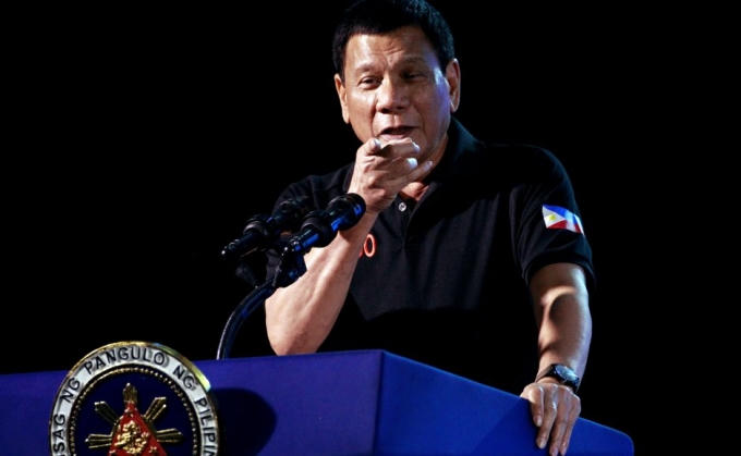 Tổng thống Philippines Rodrigo Duterte. (Ảnh: Reuters)