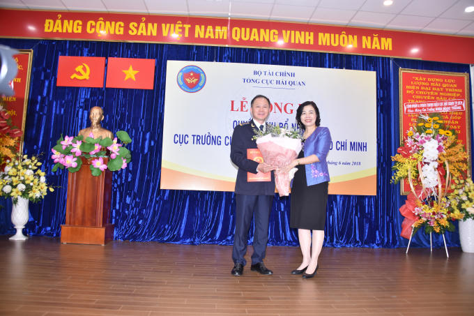 Ông Đinh Ngọc Thắng được bổ nhiệm giữ chức Cụ trưởng Cục hải quan TP HCM.