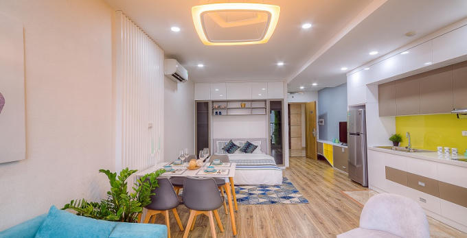 Căn hộ studio 36m2 thu hút các chuyên gia nước ngoài thuê để ở