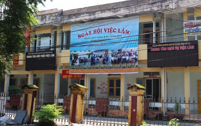 Trung tâm Dịch vụ việc làm Lào Cai, nơi lãnh đạo tự ý "xẻ lương" để chia chác sai quy định.