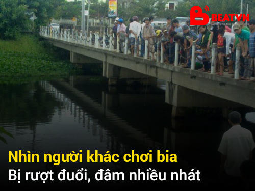 Nhìn người khác chơi bia bị rượt đuổi, đâm nhiều nhát