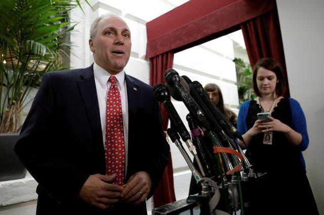Lãnh đạo đa số tại Hạ viện Steve Scalise. (Ảnh: Reuters)