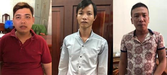 Các đối tượng bị bắt giữ. (Ảnh: báo Thông tấn xã Việt Nam)