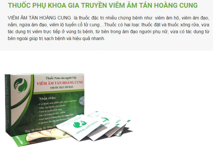 Thuốc được quảng cáo với công dụng thần kỳ.