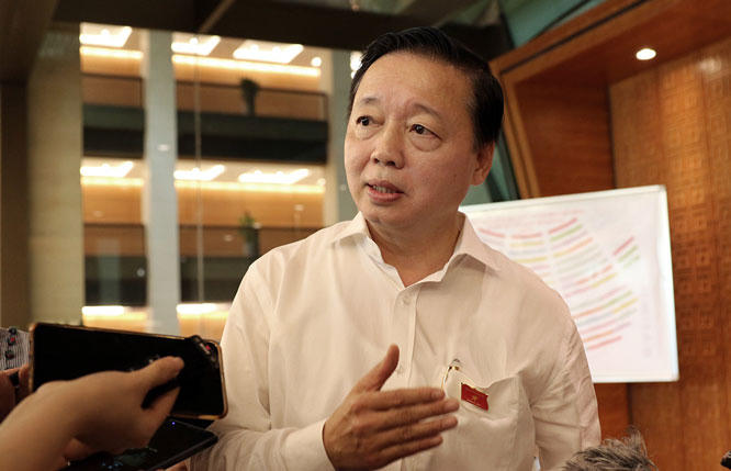 Bộ trưởng Bộ Tài nguyên và Môi trường Trần Hồng Hà.