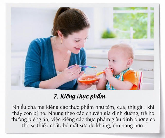 Những sai lầm của cha mẹ khi trị ho cho trẻ
