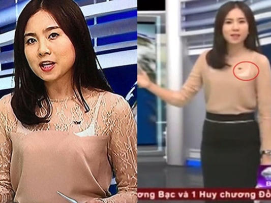Mặc dù là bà chủ của một nhãn hiệu thời trang khá nổi tiếng, nhưng MC Mai Ngọc cũng không tránh khỏi sự "vụng về" trong việc lựa chọn trang phục khi lên sóng.