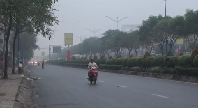 M&ugrave; kh&ocirc; bao phủ S&agrave;i G&ograve;n