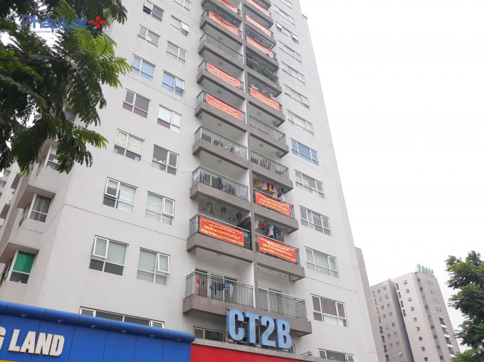 Toà CT2B và CT2C1 là tòa dành cho cán bộ.