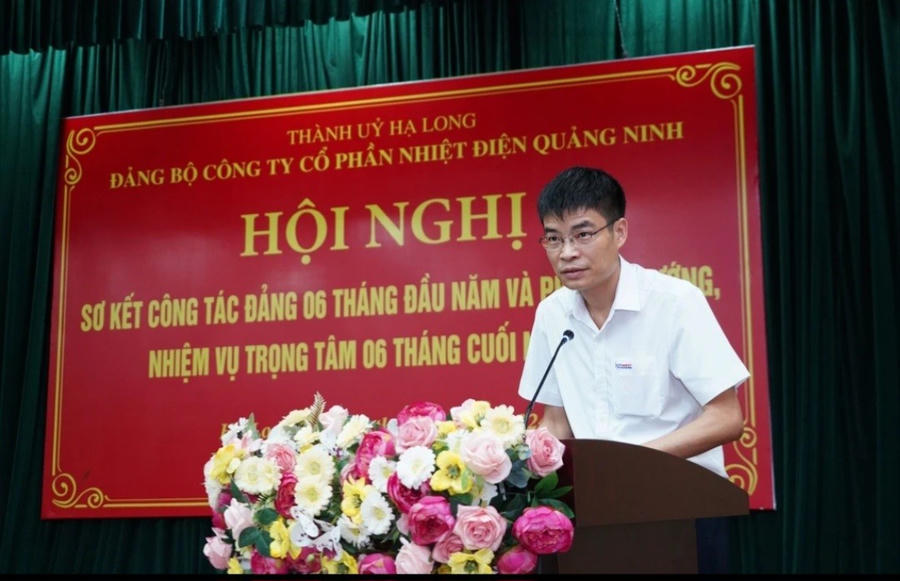Ông Lê Việt Cường, Phó tổng giám đốc Công ty Nhiệt điện Quảng Ninh khi chưa bị khởi tố. Ảnh: Công ty Nhiệt điện Quảng Ninh.