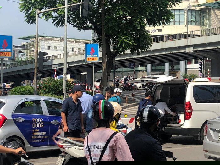 Hiện trường sự việc xảy ra.