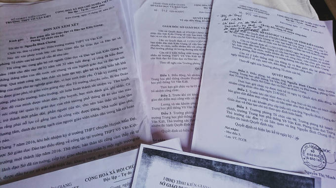 Bà Giám đốc Sở GD&amp;ĐT Kiên Giang cho rằng việc bổ nhiệm thầy Chung là “cho lên chức”.