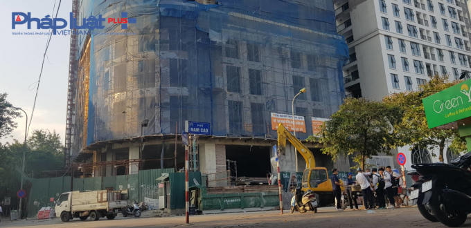 Dự án Hà Nội Golden Lake – B7 Giảng Võ xây dựng sai phép từ tầng hầm đến tầng lửng