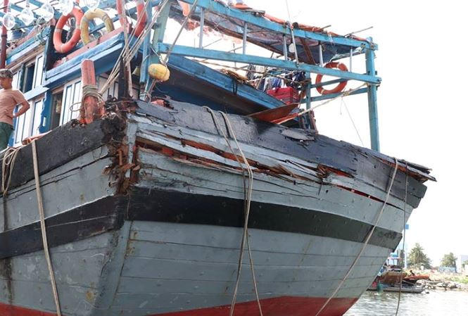 T&agrave;u c&aacute; Quảng Nam v&ocirc; cớ bị tấn c&ocirc;ng ở Ho&agrave;ng Sa