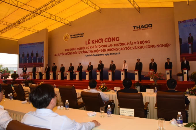 Dự án mở rộng KCN cơ khí ô tô Chu Lai – Trường Hải do Công ty cổ phần ô tô Trường Hải đầu tư với số vốn 749 tỉ đồng.