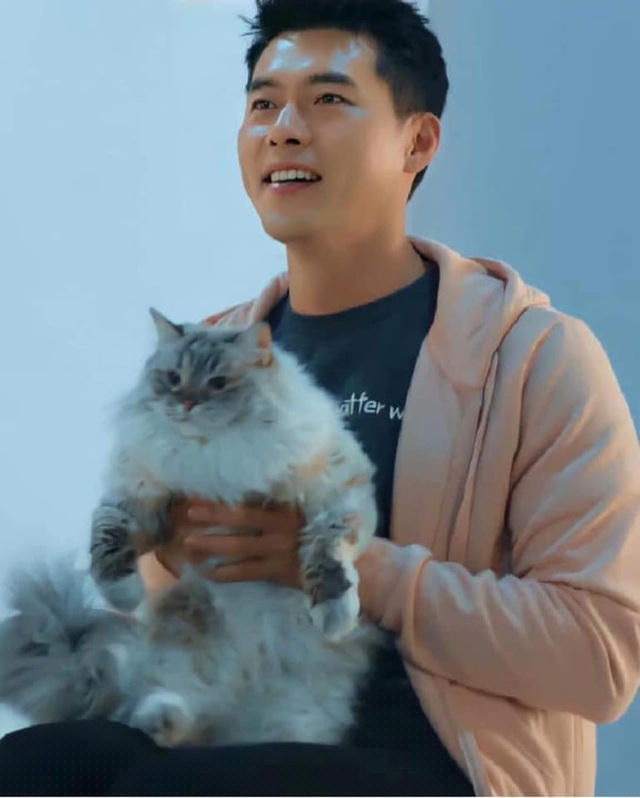 Trong khi đó, bạn trai của cô - Hyun Bin có dấu hiệu tăng cân. 