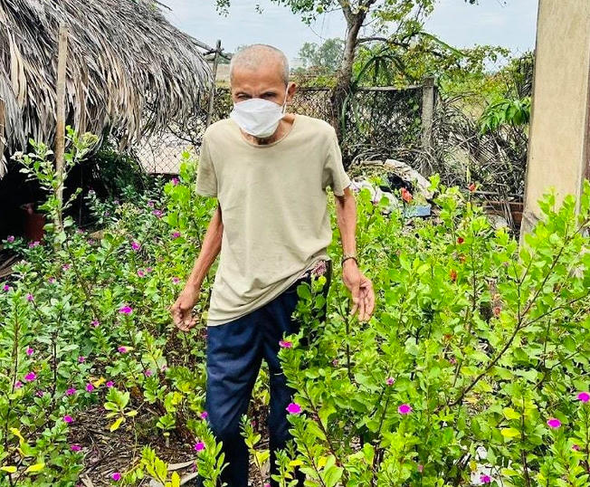 Đối tượng Hồ Ngọc Lâm tại thời điểm bị bắt giữ.