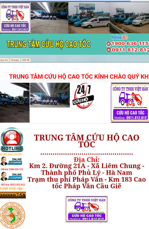 Những thông tin chính thức về Trung tâm cứu hộ cao tốc Pháp Vân - Cầu Giẽ.