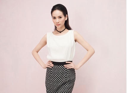 Váy đầm chữ A không chỉ che đi vòng 2 xồ xề mà còn giấu được vòng 3 không mấy lý tưởng.