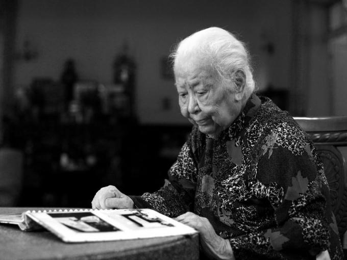 Cụ Hoàng Thị Minh Hồ. Ảnh: Gia đình cung cấp