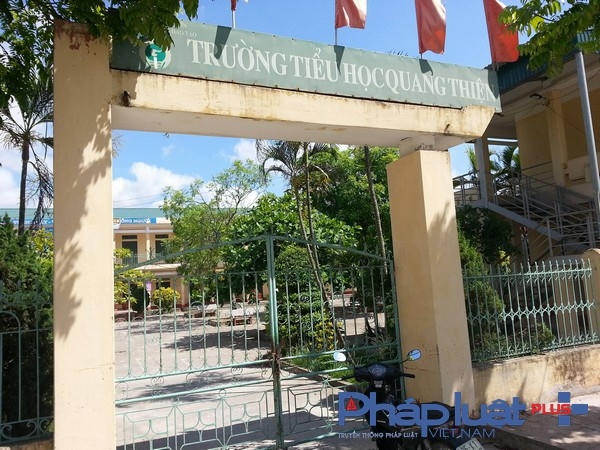 Trường Quang Thiện nơi em hiếu học.