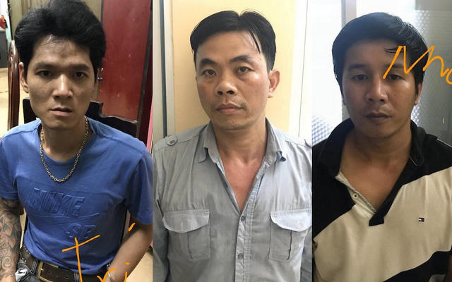 Các đối tượng bị bắt giữ