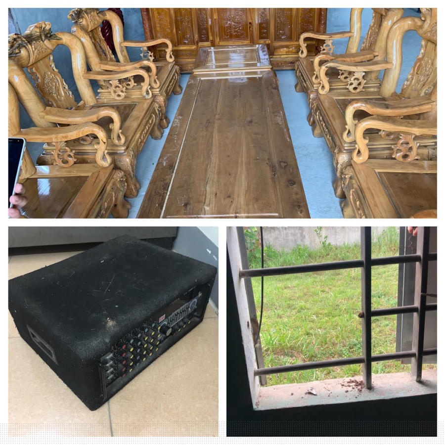 Tang vật vụ trộm