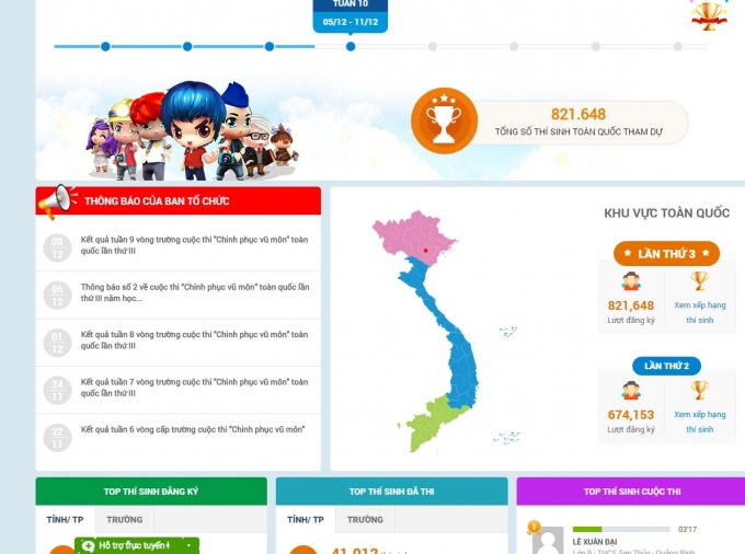 Bộ trưởng Phùng Xuân Nhạ đã chỉ đạo các đơn vị chức năng của Bộ khẩn trương làm việc với Trung ương Đoàn TNCS Hồ Chí Minh đề nghị tạm dừng tổ chức cuộc thi . Ảnh: chinhphucvumon