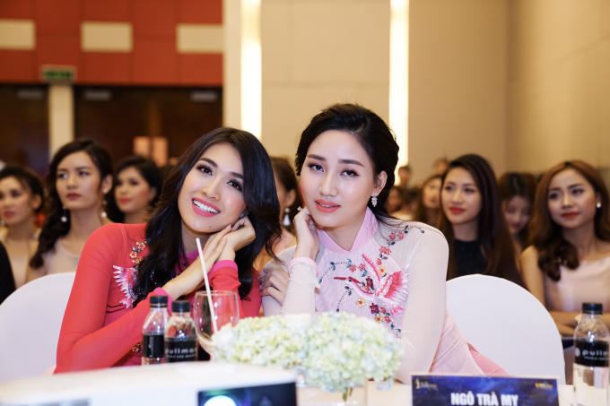 Top 3 Hoa hậu Ho&agrave;n vũ Phạm Hương, Tr&agrave; My, Lệ Hằng lần đầu ti&ecirc;n hội ngộ sau 2 năm đăng quang