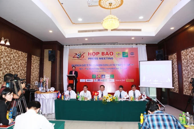 Toàn cảnh buổi họp báo công bố Giải đấu BTV Cup Number 1.