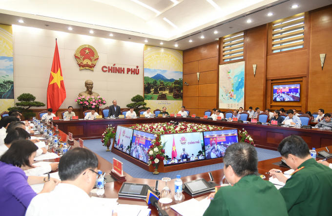 Toàn cảnh Hội nghị trực tuyến toàn quốc về “Tăng cường công tác quản lý, bảo vệ rừng và các giải pháp thực hiện trong thời gian tới”.