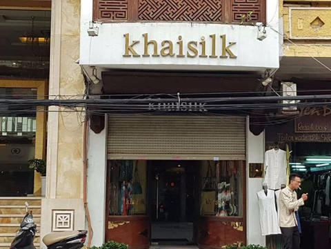 Một cửa hàng của Khaisilk.