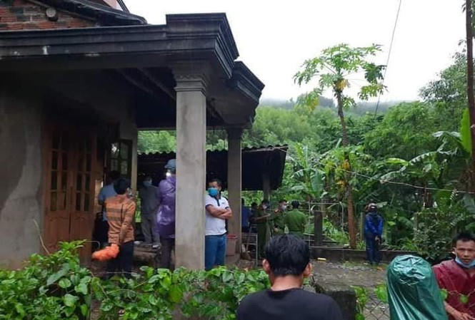 Ngôi nhà nơi xảy ra sự việc.