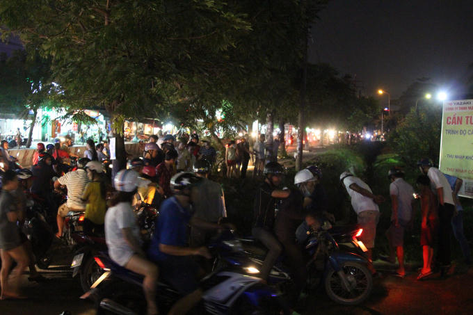 Hiện trường nơi phát hiện thi thể nạn nhân.
