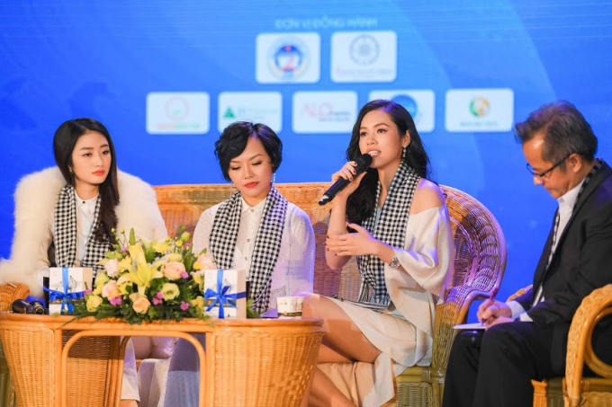 Á hậu Hoàng My chia sẻ.