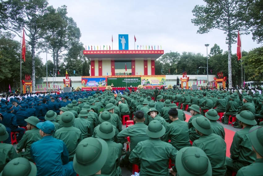 Toàn cảnh buổi lễ.