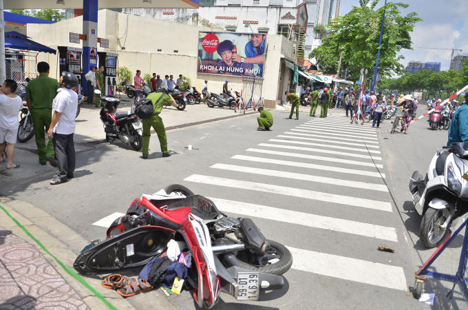 Hiện trường vụ việc.